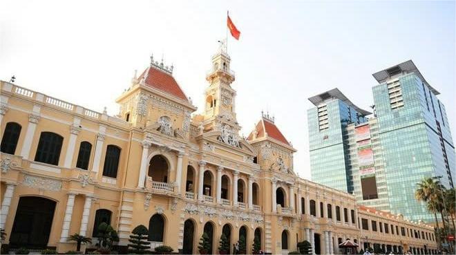 The headquarters of the Ho Chi Minh City People's Committee. Photo courtesy of Vietnam News Agency.