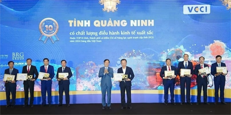 Despite its increasing points compared to 2023, Quang Ninh could not maintain its top position in PCI 2024. Photo courtesy of VCCI.