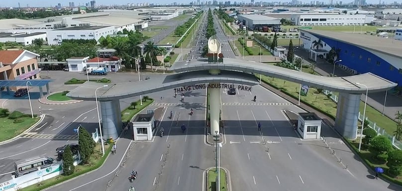 Thang Long Industrial Park in Hanoi. Photo courtesy of the developer - Thang Long Industrial Park Corporation (TLIP).