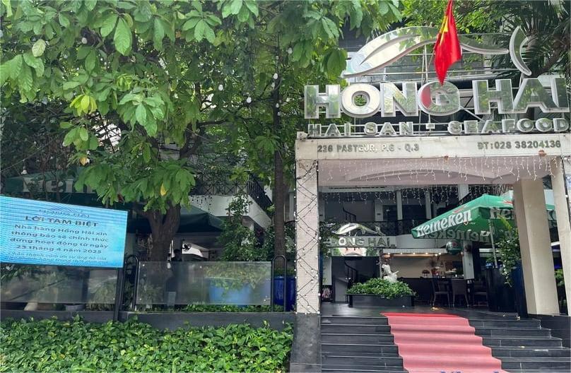 A seafood restaurant in HCMC is closed due to the rising rental price. Photo by The Investor/Lien Thuong.