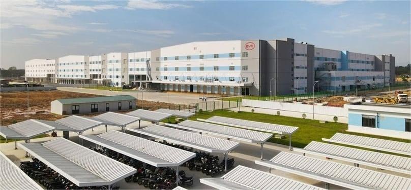 BYD Electronics (Vietnam) Company Limited's plant in Phu Tho province. Photo courtesy of the firm.