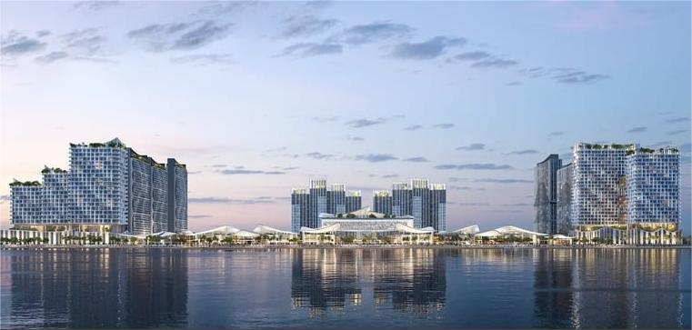 Illustration of Sun Group’s 3/2 street urban area project in Ba Ria-Vung Tau province, southern Vietnam. Construction of the complex began on May 16, 2025. Photo courtesy of the company.