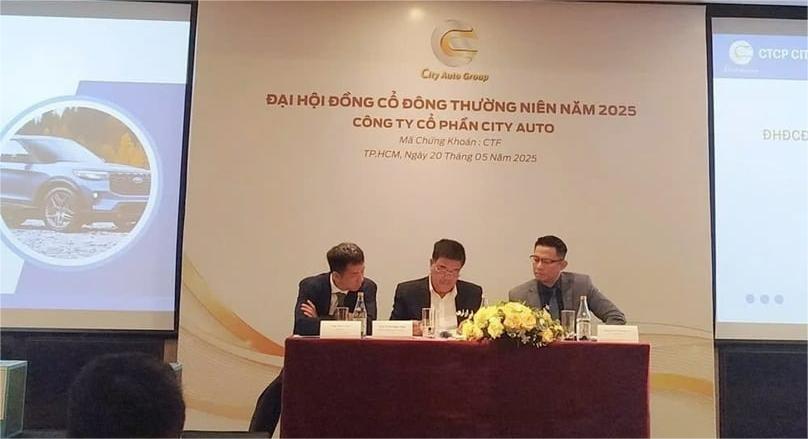 The leadership of City Auto at the 2025 AGM in Ho Chi Minh City, May 20, 2025. Photo courtesy of the company.