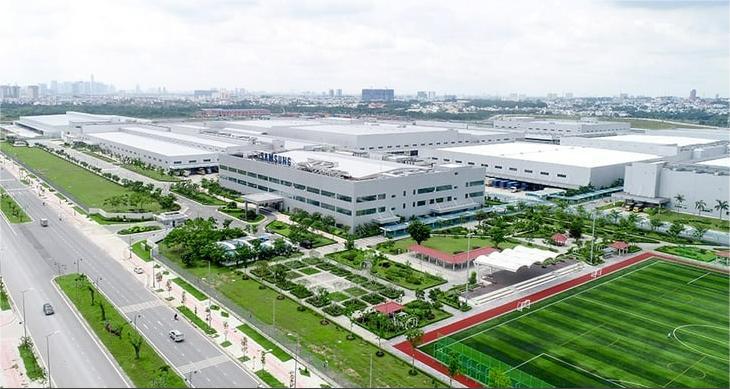 Samsung Electronics HCMC CE Complex, a subsidiary of Samsung Vietnam in Ho Chi Minh City. Photo courtesy of Samsung Vietnam.
