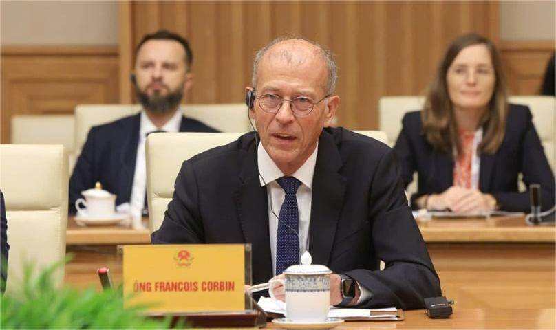 Francois Corbin, vice chairman of the Mouvement des Entreprises de France (MEDEF). Photo courtesy of the Vietnamese government's news portal.