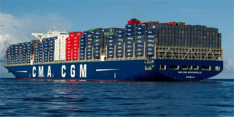 CMA CGM is the world's third largest shipping company. Photo courtesy of the company.