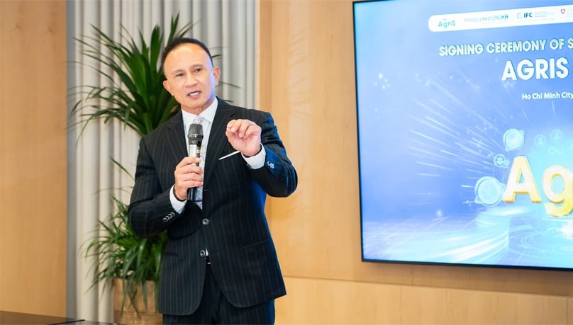 Darryl Dong emphasized the importance of enhanced ESG governance in setting a new benchmark for Vietnamese agriculture. Photo courtesy of AgriS.