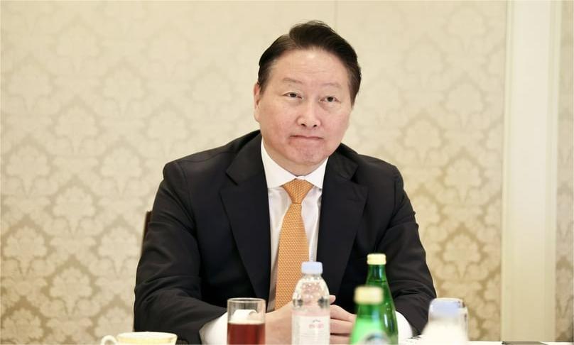 SK Group chairman Tae-Won Chey. Photo courtesy of the government's news portal.