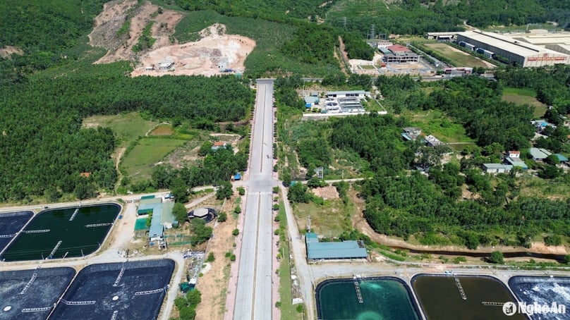 A corner of the industrial park and the road to Dong Hoi Port in Nghe An province, central Vietnam. Photo by The Investor/Van Dung.