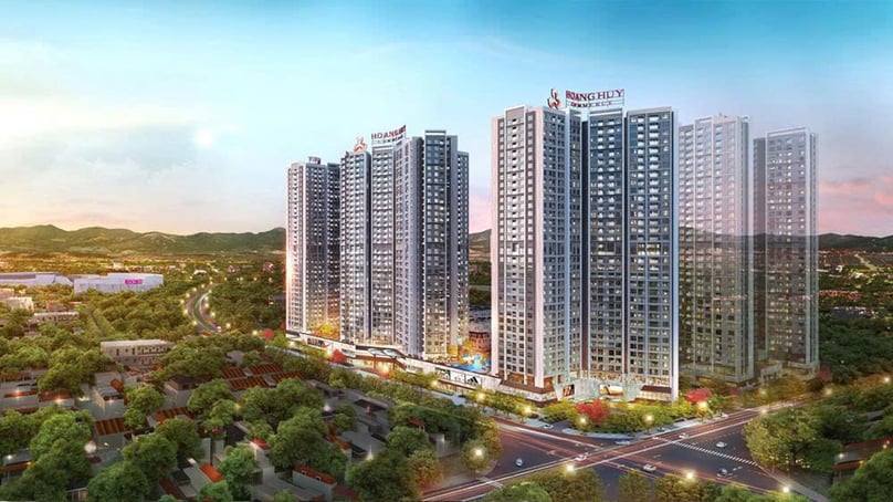 The Hoang Huy Commerce project in Hai Phong city, northern Vietnam. Photo courtesy of CRV.