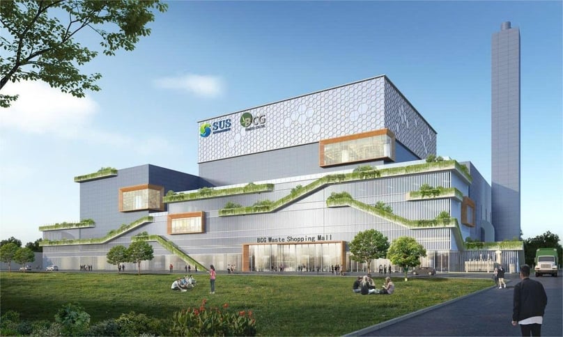 Illustration of the Tam Sinh Nghia waste-to-energy plant project, owned by Bamboo Energy.