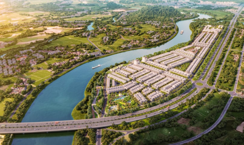 Illustration of the Quy Nhon Iconic project in Vietnam's south-central province of Binh Dinh. Photo courtesy of Phat Dat Real Estate Development Corp.