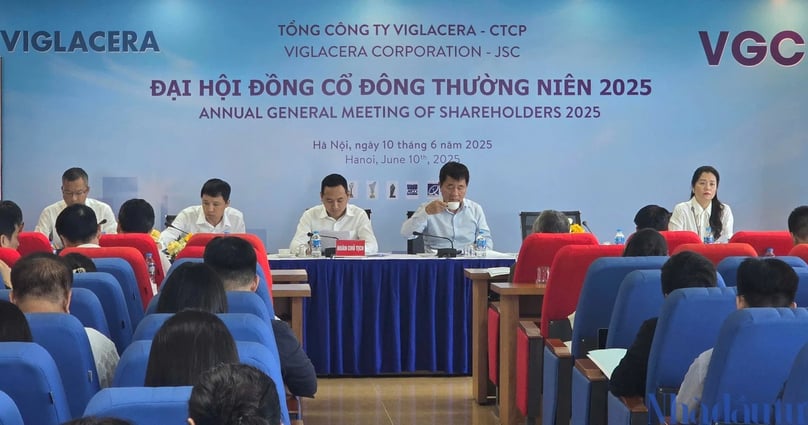 At Viglacera’s 2025 AGM held in Hanoi on June 10, 2025. Photo by The Investor/Khanh An.