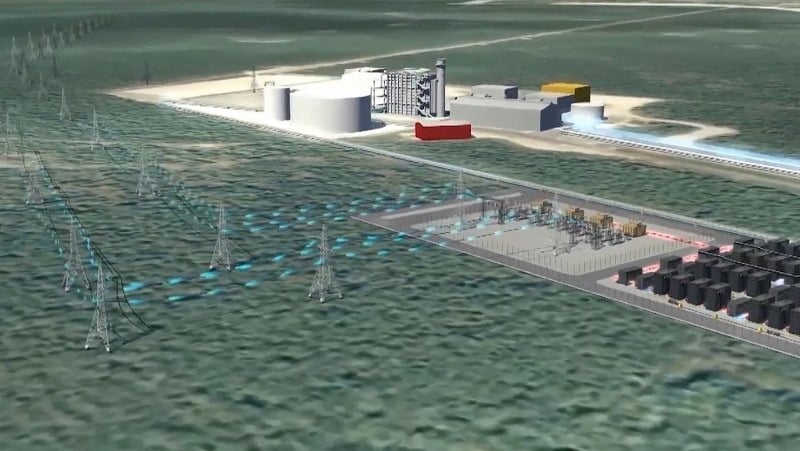 Illustration of the Thai Binh LNG-fueled power plant in northern Vietnam. Photo courtesy of the investors.