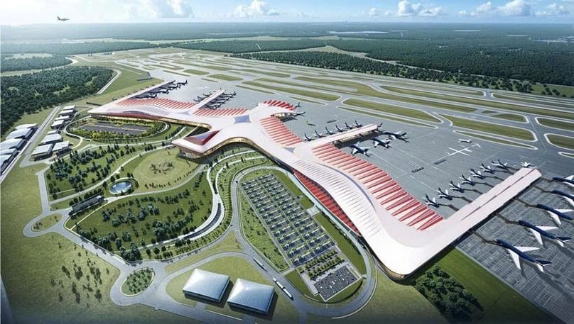 An illustration of a new terminal at Phu Quoc International Airport. Photo courtesy of VNA.