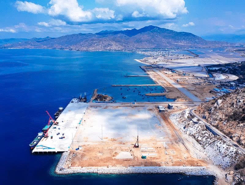 The Ca Na Industrial Park project is associated with Ca Na general seaport and Ca Na LNG terminal project in Ninh Thuan province, south-central Vietnam. Photo courtesy of Trungnam Group.