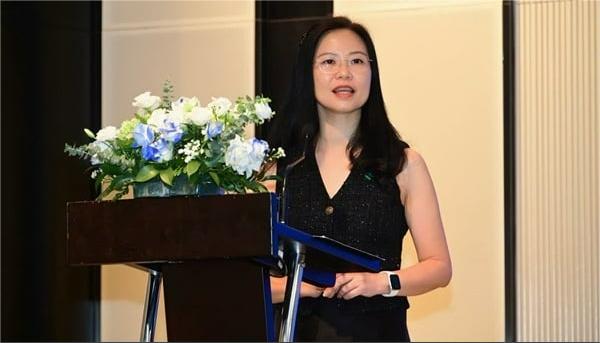 Nguyen Thuy Hanh, CEO and head of Banking and Coverage at Standard Chartered Vietnam, speaks at a capital management forum hosted by the bank in Ho Chi Minh City, June 18, 2025. Photo courtesy of the bank.