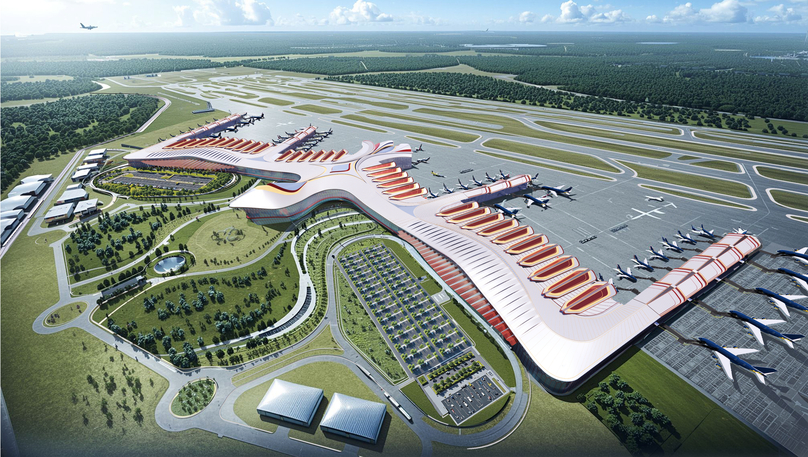 The passenger terminal will be inspired by the image of the phoenix.