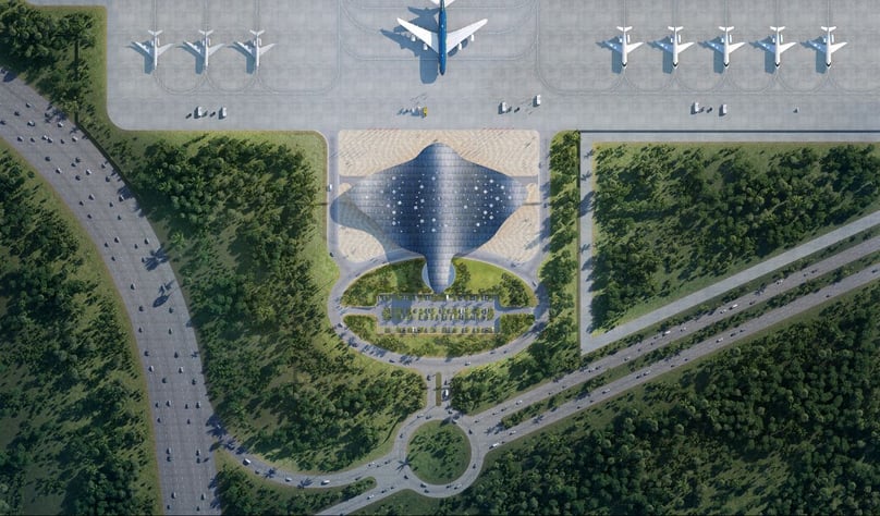 The VIP terminal will draw inspiration from the eagle ray, symbolizing agility and freedom.