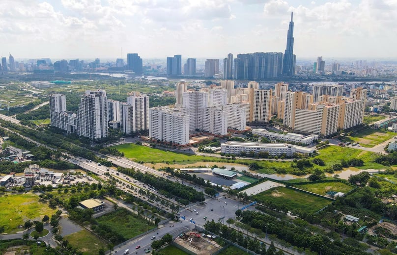 A corner of Thu Thiem New Urban Area in Thu Duc city, Ho Chi Minh City. Photo courtesy of Thanh Nien (Young People) newspaper.