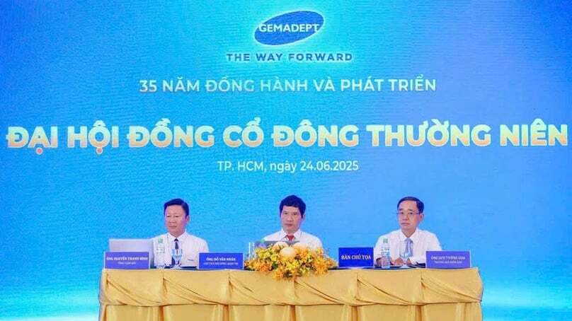At the 2025 AGM of Gemadept in Ho Chi Minh City on June 24, 2025. Photo by The Investor/Thu Thao.