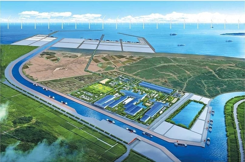 Illustration of Xuan Thien Nam Dinh green steel complex in Nam Dinh province, northern Vietnam. Photo courtesy of the firm.