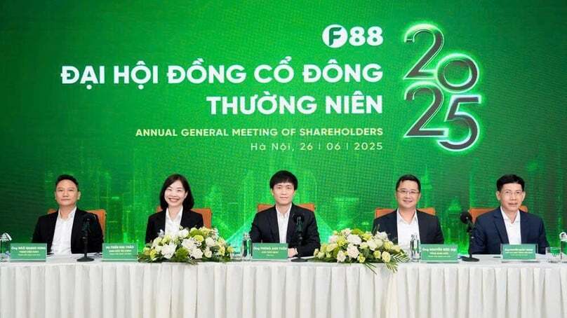 At the 2025 AGM of F88 in Hanoi on June 26, 2025. Photo courtesy of the company.