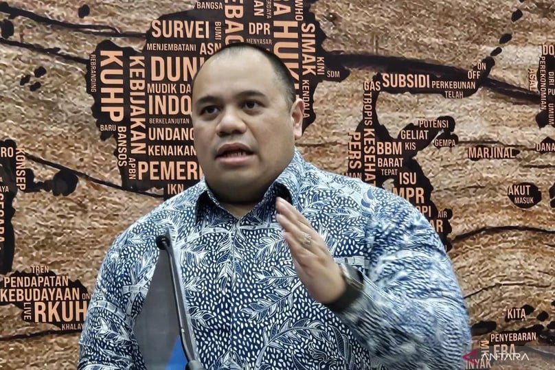 Pandu Patria Sjahrir, chief investment officer (CIO) at the Investment Management Agency Daya Anagata Nusantara (BPI Danantara) of Indonesia. Photo courtesy of Antara.