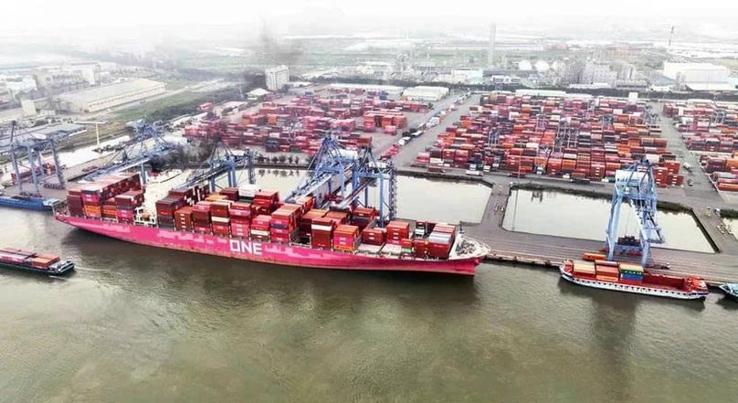 Cai Mep-Thi Vai Port in the southern province of Ba Ria-Vung Tau. Photo courtesy of VNA.