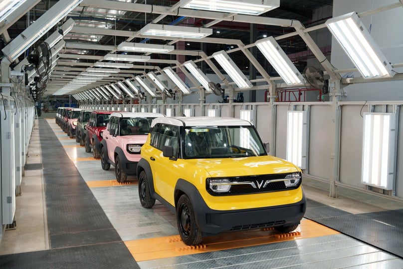 Inside the VinFast Ha Tinh EV factory in Ha Tinh province, central Vietnam, June 29, 2025. Photo courtesy of the company.
