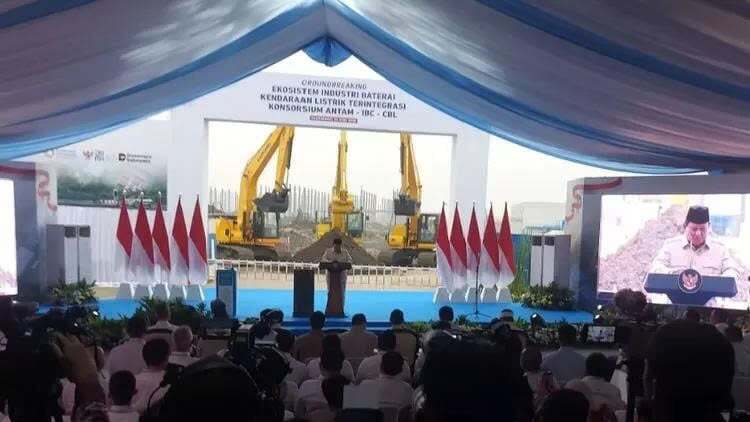 Indonesia President Prabowo kicks off EV battery megaproject spanning Karawang and Halmahera, key to Indonesia’s national energy strategy. Photo courtesy of Jakarta Daily.