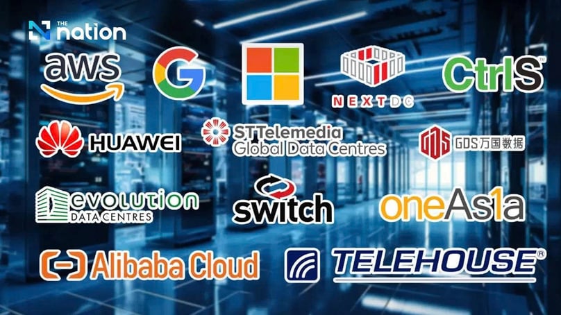In recent years, Thailand has attracted large amounts of investments in data centres and digital services. Photo courtesy of The Nation.