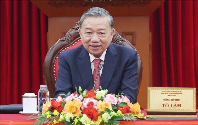Vietnam's Party chief To Lam had a phone call with U.S. President Donald Trump on July 2, 2025. Photo courtesy of Vietnam News Agency.