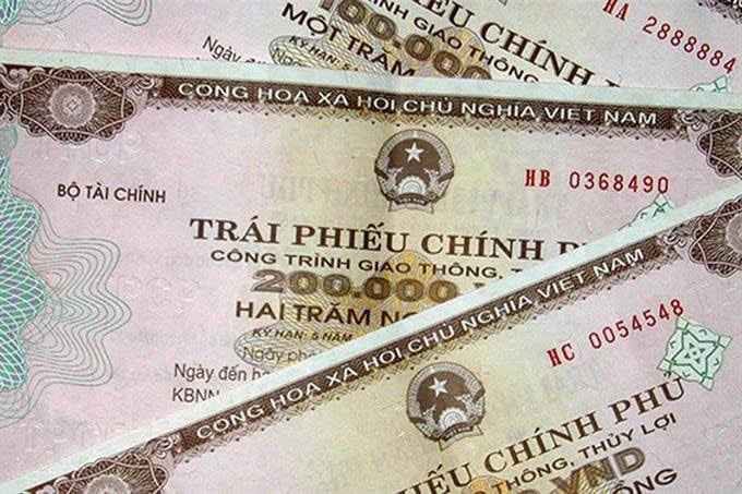 Vietnam government bonds. Photo courtesy of VNA.