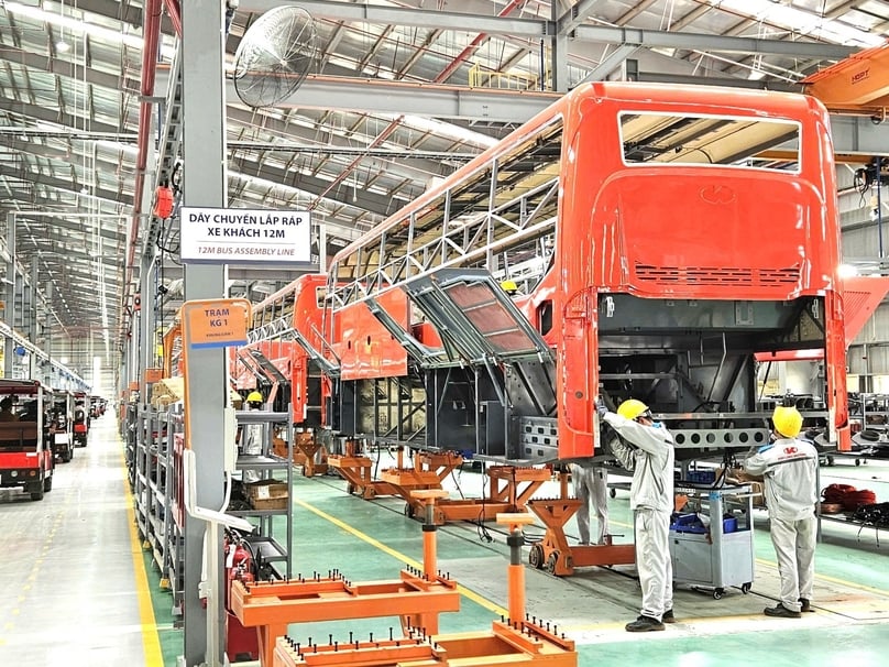 The first phase of the Kim Long Motor Hue Automobile, Parts & Components Production Complex has been basically completed. Photo courtesy of Kim Long Motor.