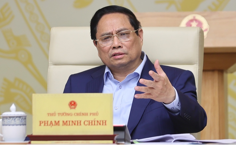 Prime Minister Pham Minh Chinh. Photo courtesy of the government's news portal.