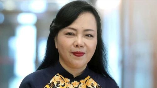 Nguyen Thi Kim Tien, former Party Central Committee member and former Minister of Health. Photo courtesy of Hanoi Television.