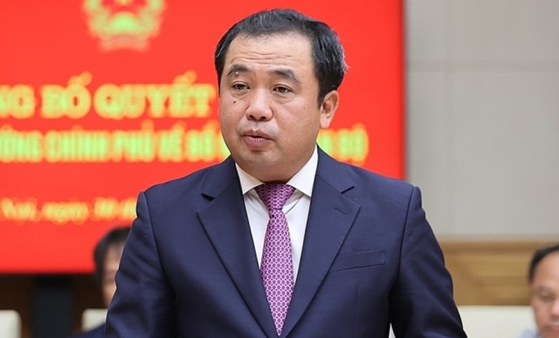 Tran Duc Thang, acting Minister of Agriculture and Environment. Photo courtesy of the government's news portal.