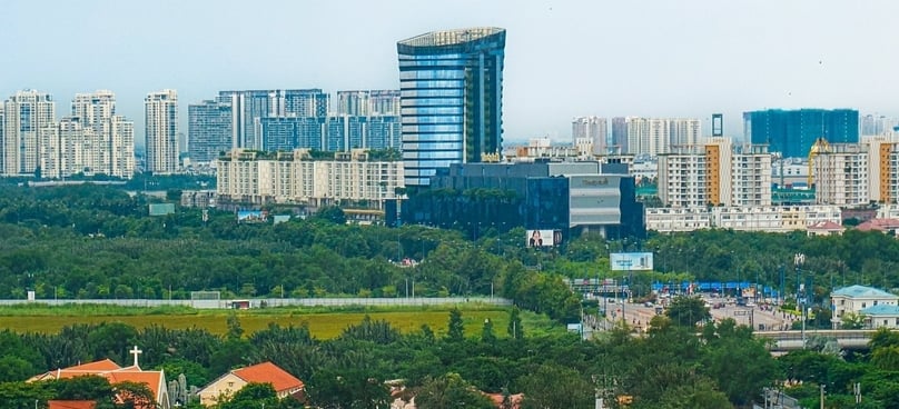 Apartment buildings in HCMC, southern Vietnam. Photo by The Investor/Vu Pham.