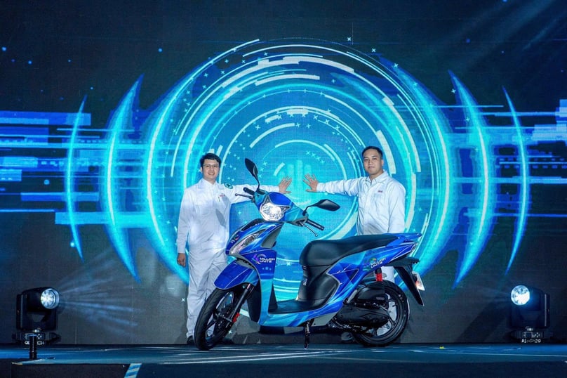 The pictured Honda Vision is the 40 millionth motorbike produced by Honda Vietnam. Photo courtesy of the company.