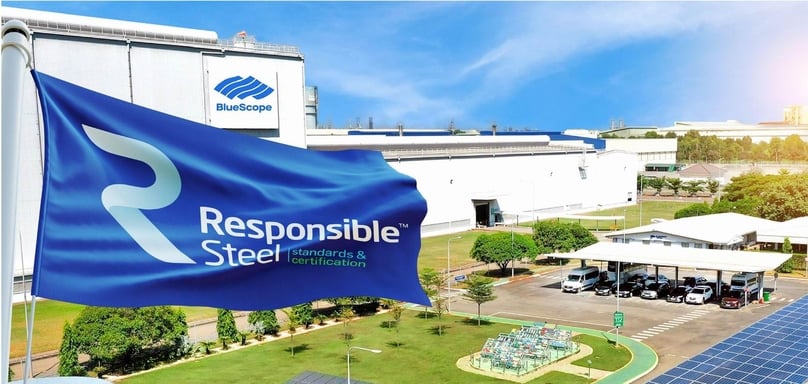 NS BlueScope Vietnam is known for its high-quality coated and painted steel products with advanced technology and innovation. Photo courtesy of the company.