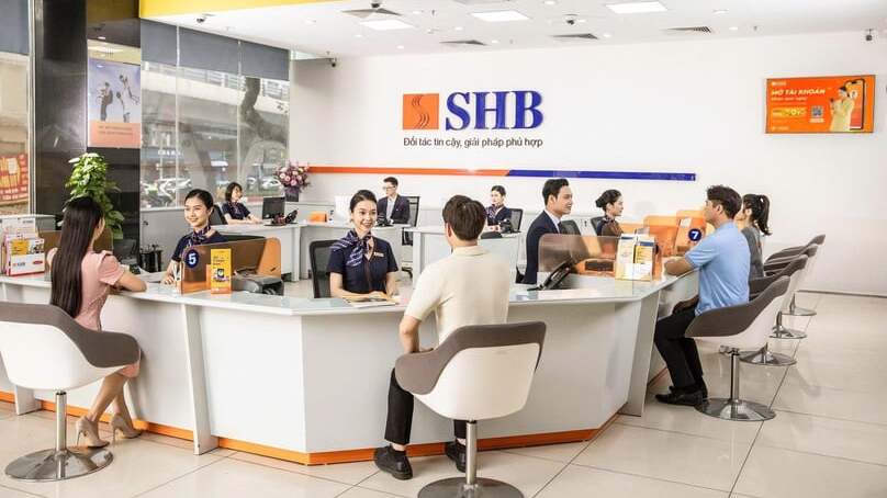 At a transaction point of SHB. Photo courtesy of the bank.