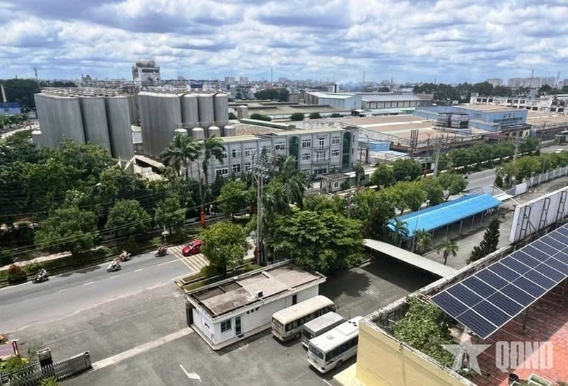 A view of Tan Binh Industrial Park in Ho Chi Minh City. Photo courtesy of Quan doi Nhan dan (People's Army) newspaper.