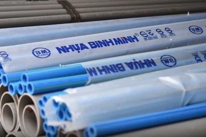 Products of Binh Minh Plastics JSC. Photo courtesy of Vietnambiz.