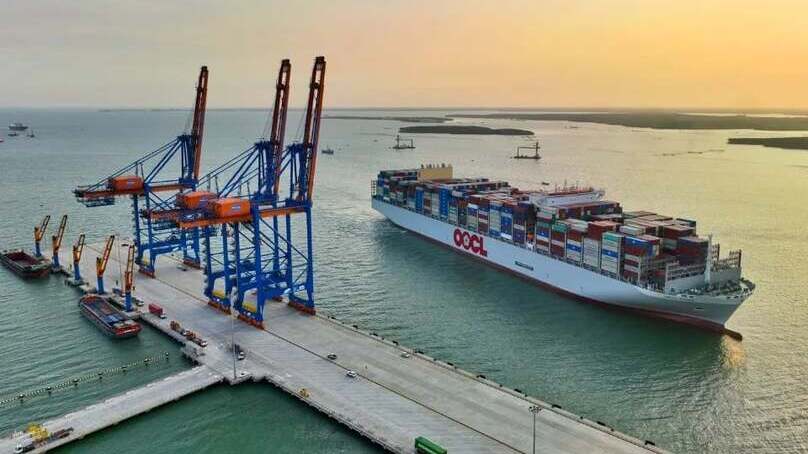 Gemalink Port, a joint venture between Gemadept and France's CMA Terminals. Photo courtesy of Gemadept.