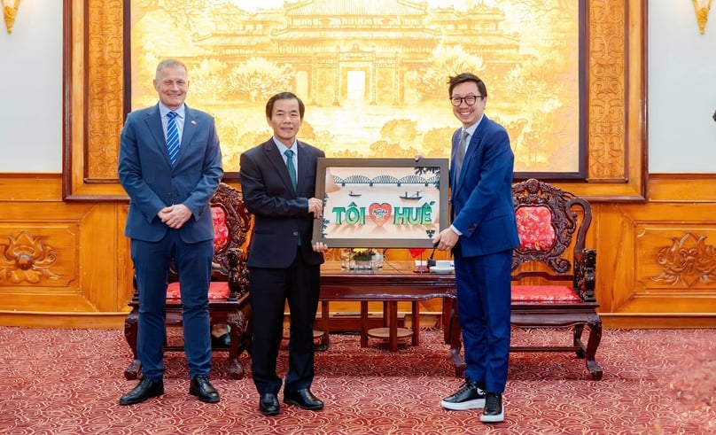 Ambassador Nicolai Prytz and Carlsberg Vietnam leadership meet Hue authorities to reinforce long-term partnership and sustainability efforts.