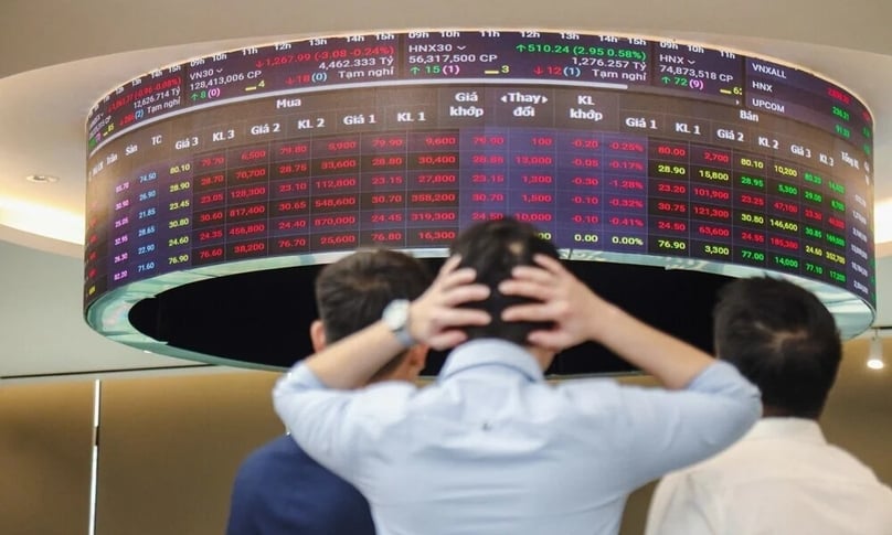 The VN-Index dropped 64.01 points (4.11%) to close at 1,493.41 points on July 29, 2025. Photo by The Investor/Trong Hieu.