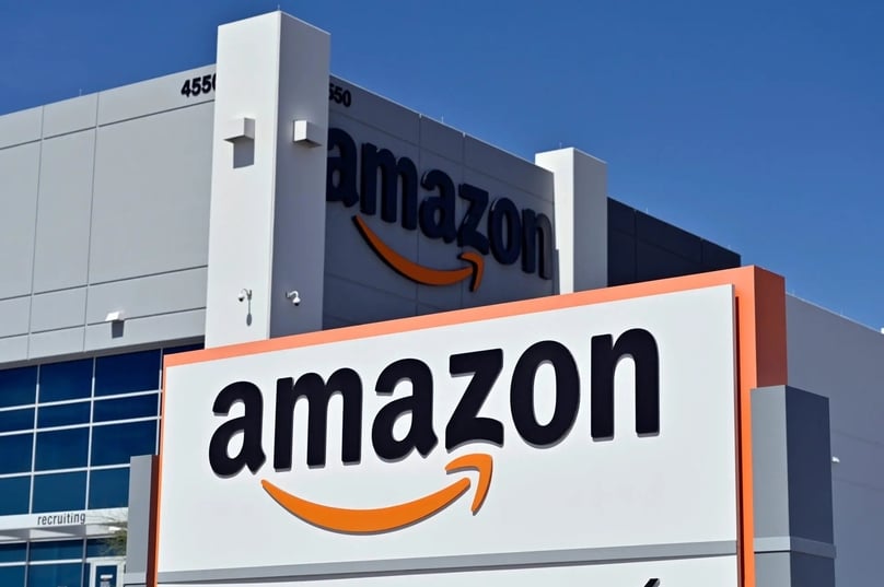 Logo of Amazon. Photo courtesy of the company.