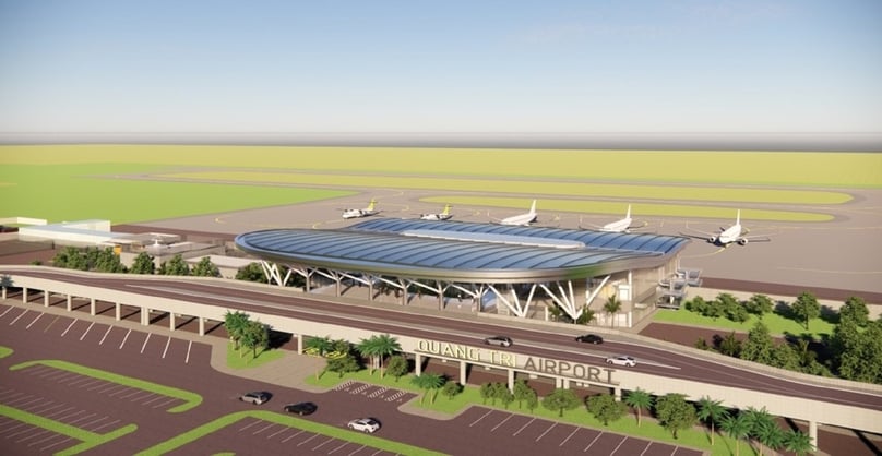 Illustration of Quang Tri airrport. Photo courtesy of the Quang Tri People's Committee.