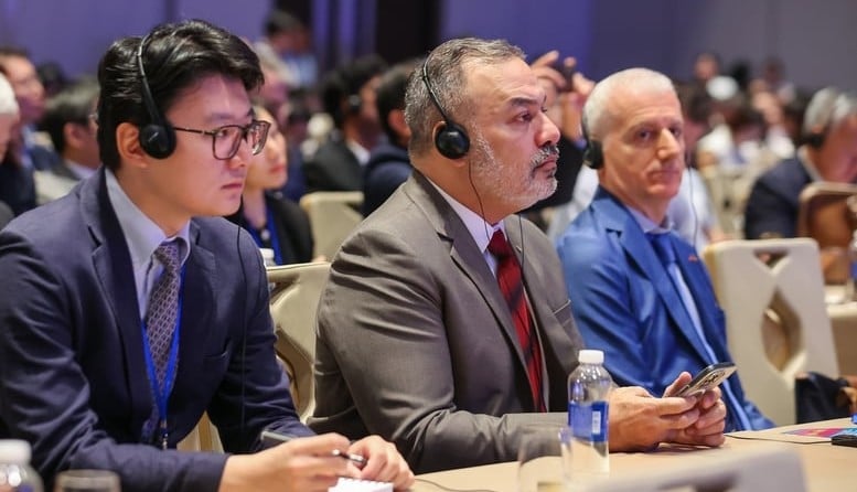 Delegates at a conference on international financial center development in Vietnam, Ho Chi Minh City, August 2, 2025. Photo courtesy of the government's news portal.